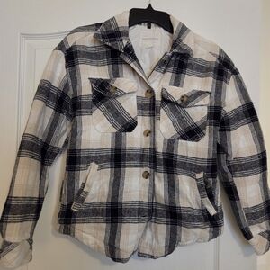 Aeropostale Quilted Cream Jacket